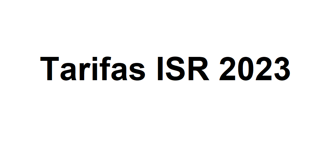 Tarifas 2023